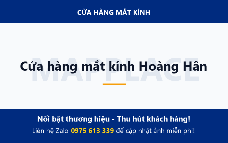 Cửa hàng mắt kính Hoàng Hân