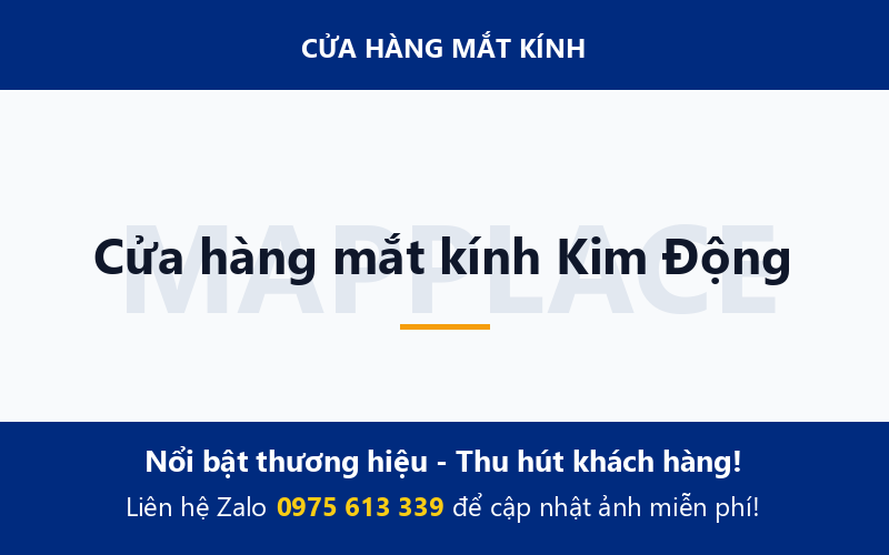 Cửa hàng mắt kính Kim Động