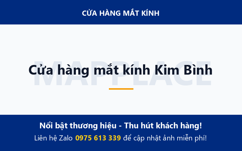Cửa hàng mắt kính Kim Bình
