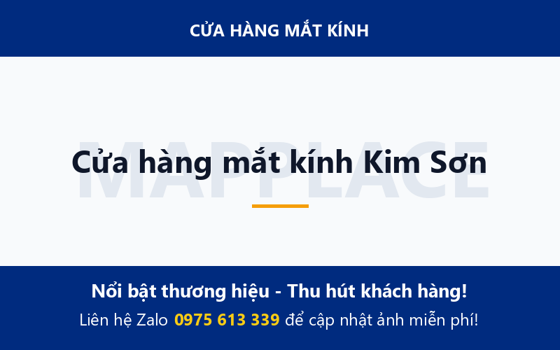 Cửa hàng mắt kính Kim Sơn