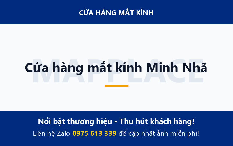 Cửa hàng mắt kính Minh Nhã