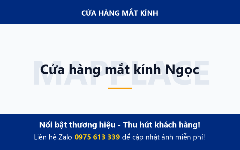Cửa hàng mắt kính Ngọc