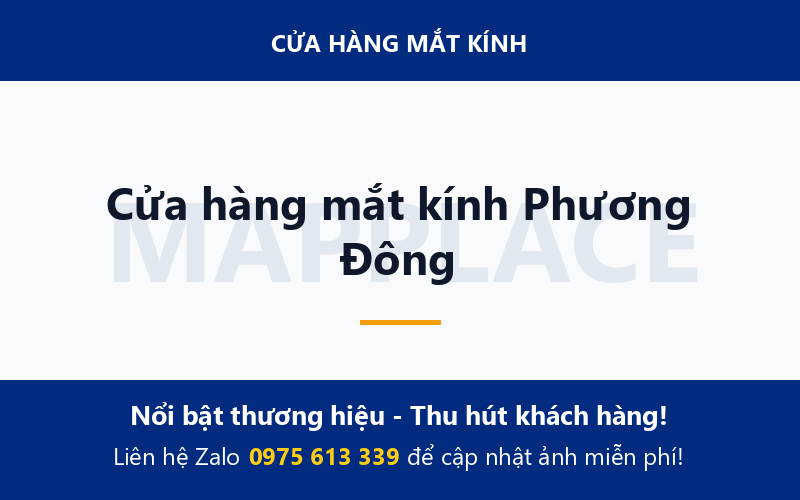 Cửa hàng mắt kính Phương Đông