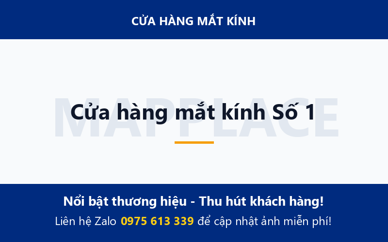 Cửa hàng mắt kính Số 1