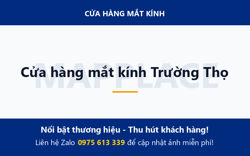 Cửa hàng mắt kính Trường Thọ