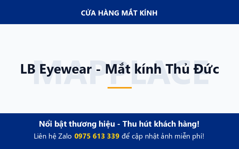 LB Eyewear - Mắt kính Thủ Đức