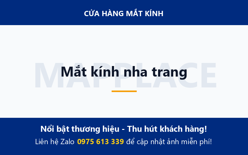 Mắt kính nha trang