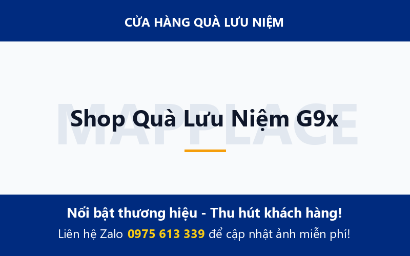 Shop Quà Lưu Niệm G9x