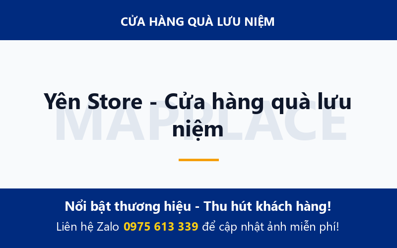 Yên Store - Cửa hàng quà lưu niệm
