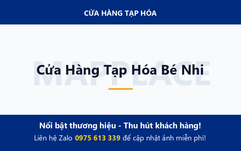 Cửa Hàng Tạp Hóa Bé Nhi