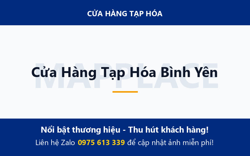 Cửa Hàng Tạp Hóa Bình Yên