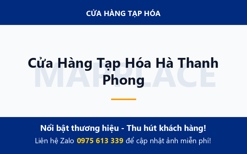 Cửa Hàng Tạp Hóa Hà Thanh Phong