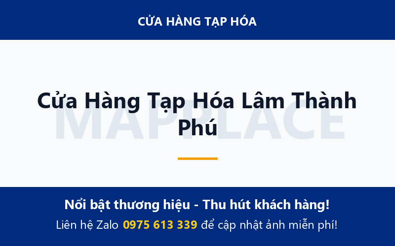 Cửa Hàng Tạp Hóa Lâm Thành Phú