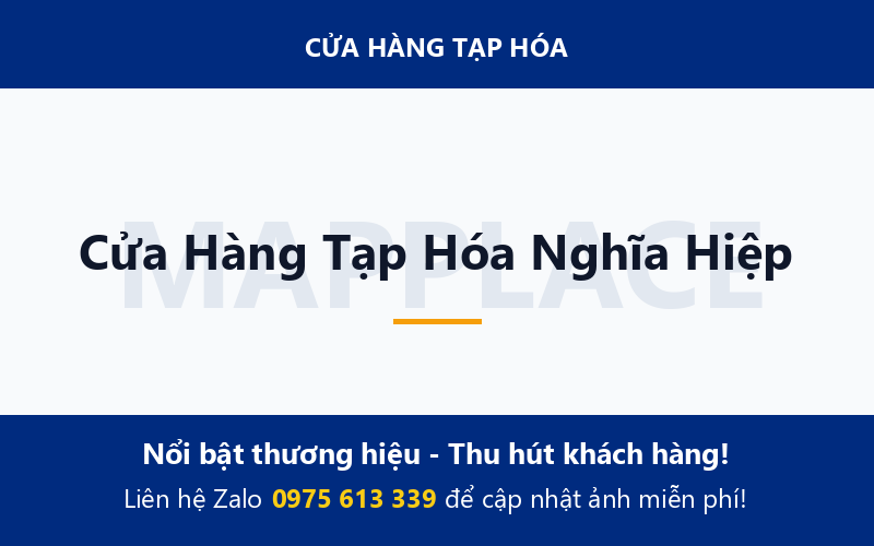 Cửa Hàng Tạp Hóa Nghĩa Hiệp