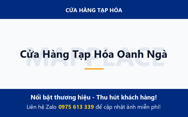 Cửa Hàng Tạp Hóa Oanh Ngà