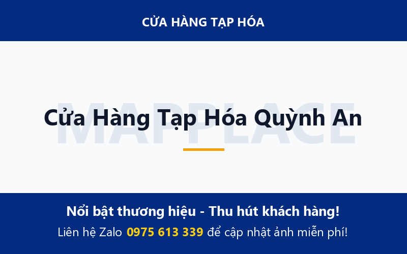 Cửa Hàng Tạp Hóa Quỳnh An