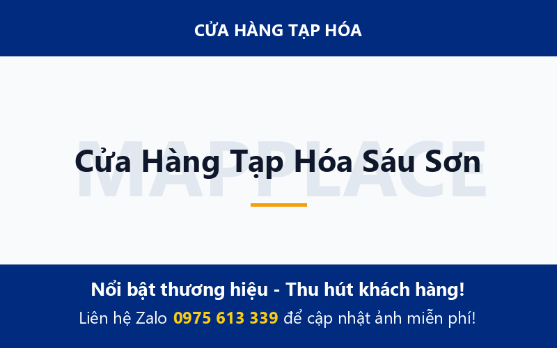 Cửa Hàng Tạp Hóa Sáu Sơn