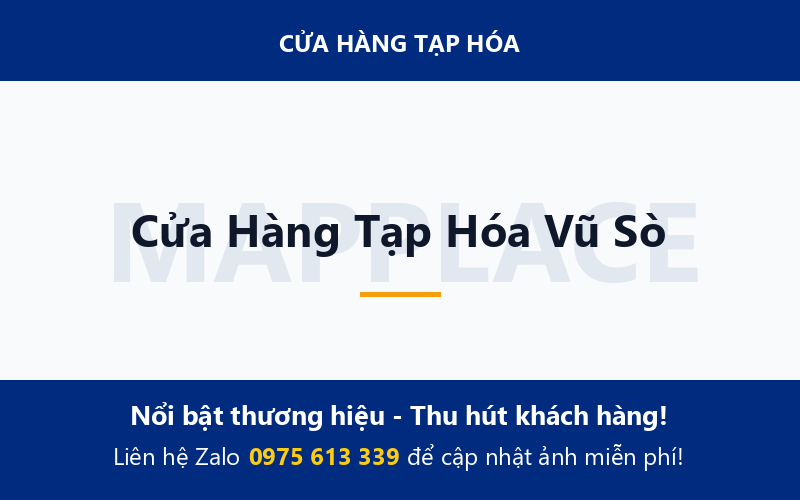 Cửa Hàng Tạp Hóa Vũ Sò