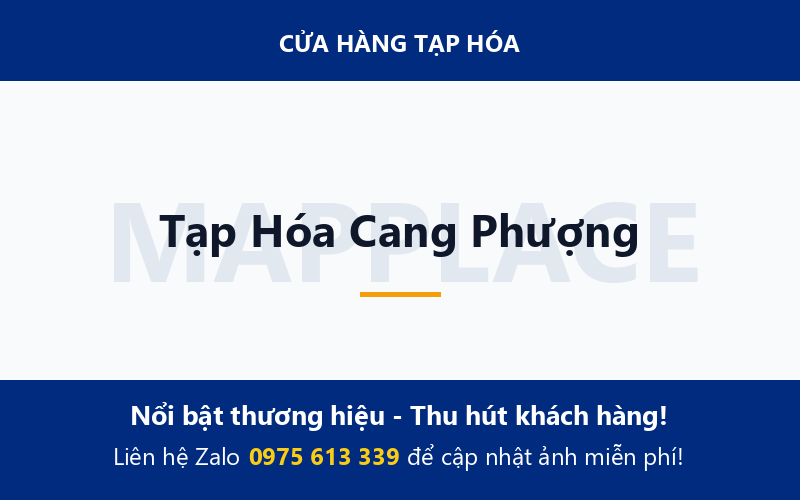 Tạp Hóa Cang Phượng