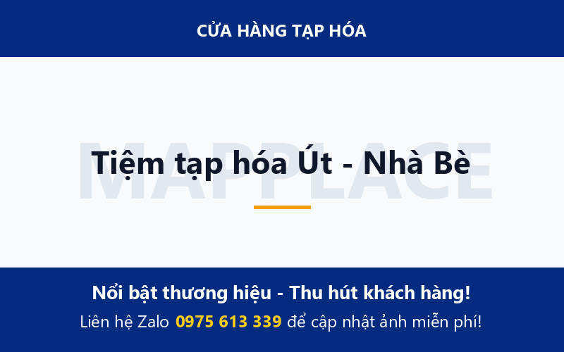 Tiệm tạp hóa Út - Nhà Bè
