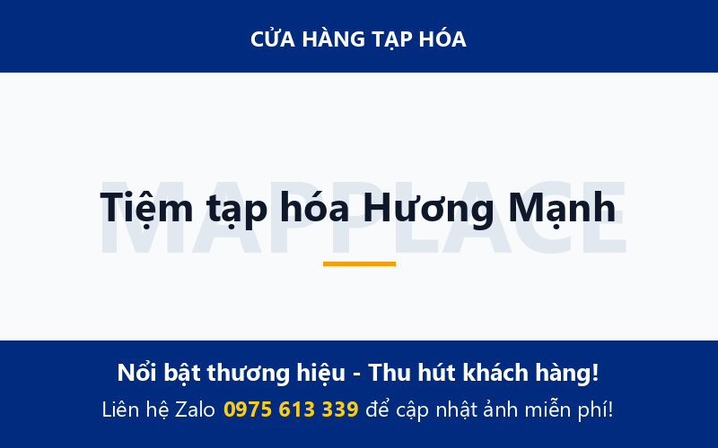 Tiệm tạp hóa Hương Mạnh