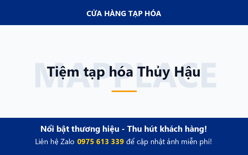 Tiệm tạp hóa Thủy Hậu