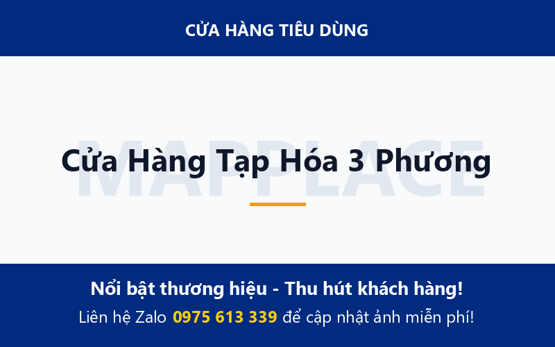 Cửa Hàng Tạp Hóa 3 Phương