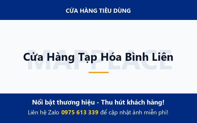 Cửa Hàng Tạp Hóa Bình Liên