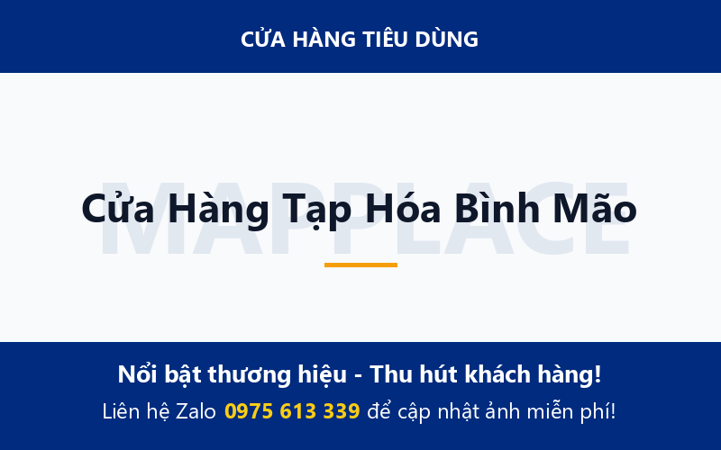 Cửa Hàng Tạp Hóa Bình Mão
