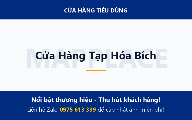 Cửa Hàng Tạp Hóa Bích