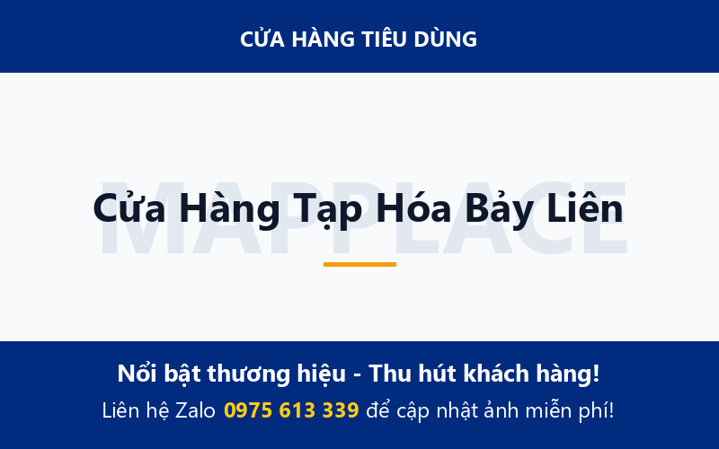 Cửa Hàng Tạp Hóa Bảy Liên