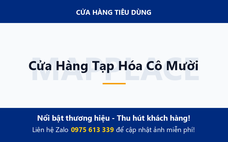 Cửa Hàng Tạp Hóa Cô Mười