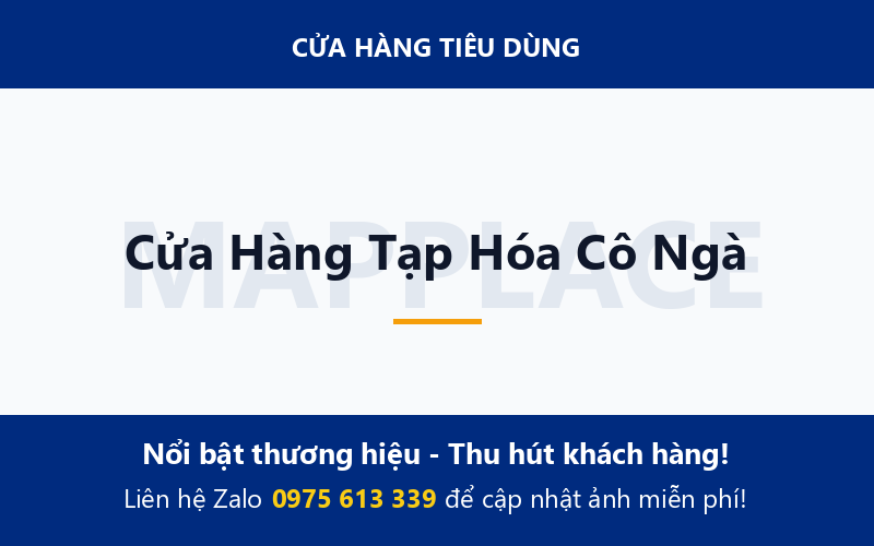 Cửa Hàng Tạp Hóa Cô Ngà