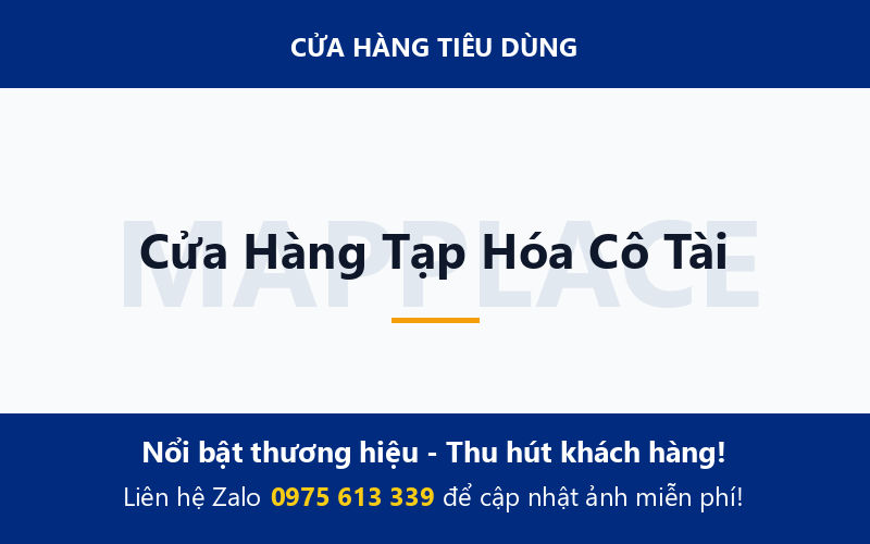 Cửa Hàng Tạp Hóa Cô Tài