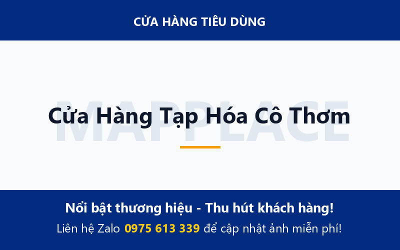 Cửa Hàng Tạp Hóa Cô Thơm