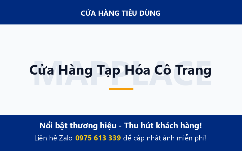Cửa Hàng Tạp Hóa Cô Trang