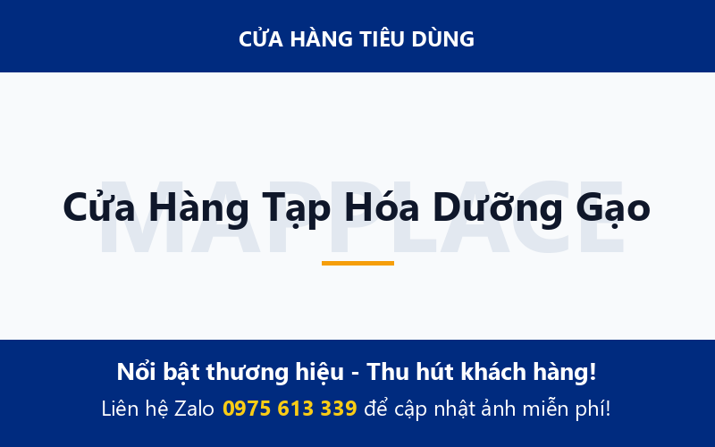 Cửa Hàng Tạp Hóa Dưỡng Gạo