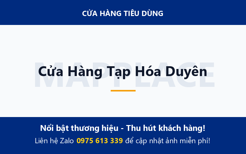 Cửa Hàng Tạp Hóa Duyên