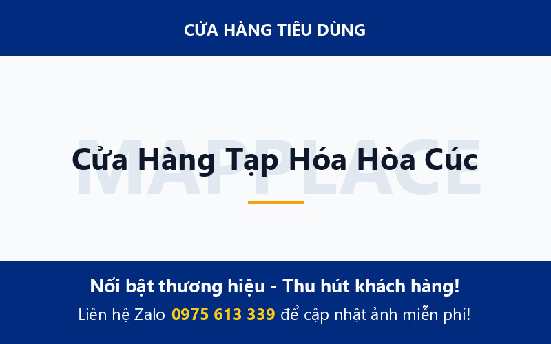Cửa Hàng Tạp Hóa Hòa Cúc