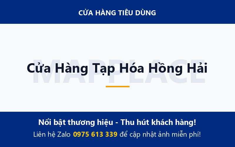 Cửa Hàng Tạp Hóa Hồng Hải