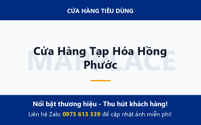 Cửa Hàng Tạp Hóa Hồng Phước
