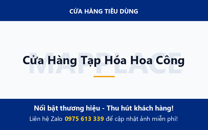 Cửa Hàng Tạp Hóa Hoa Công