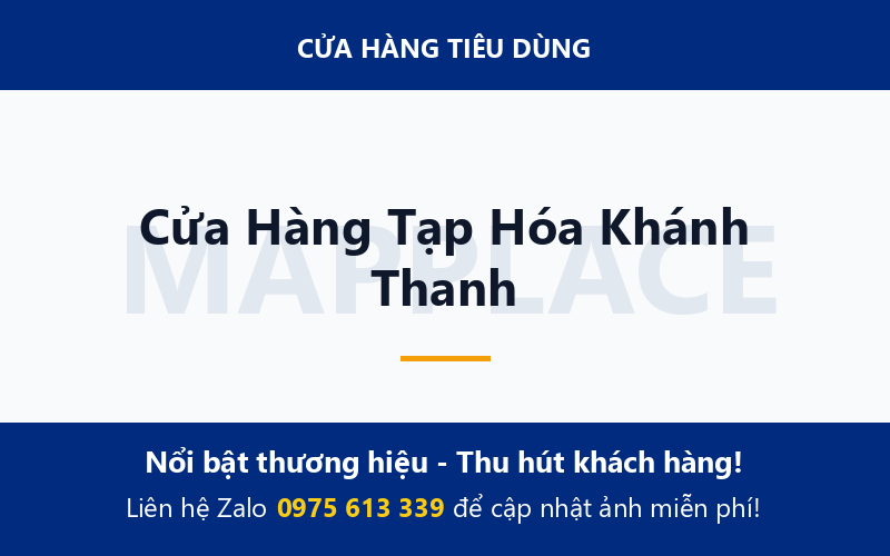 Cửa Hàng Tạp Hóa Khánh Thanh