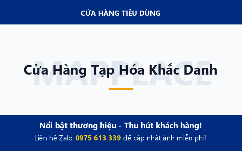 Cửa Hàng Tạp Hóa Khắc Danh