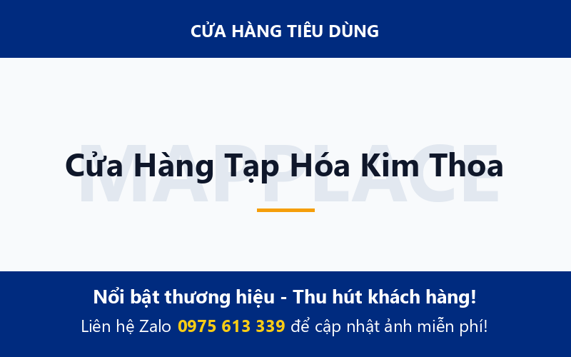 Cửa Hàng Tạp Hóa Kim Thoa