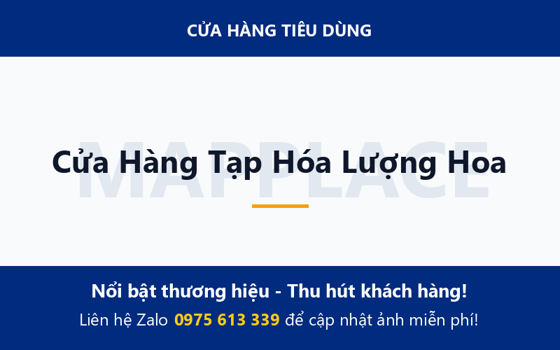 Cửa Hàng Tạp Hóa Lượng Hoa