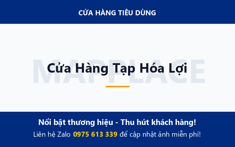 Cửa Hàng Tạp Hóa Lợi