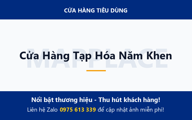 Cửa Hàng Tạp Hóa Năm Khen