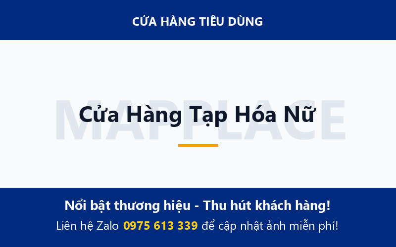 Cửa Hàng Tạp Hóa Nữ