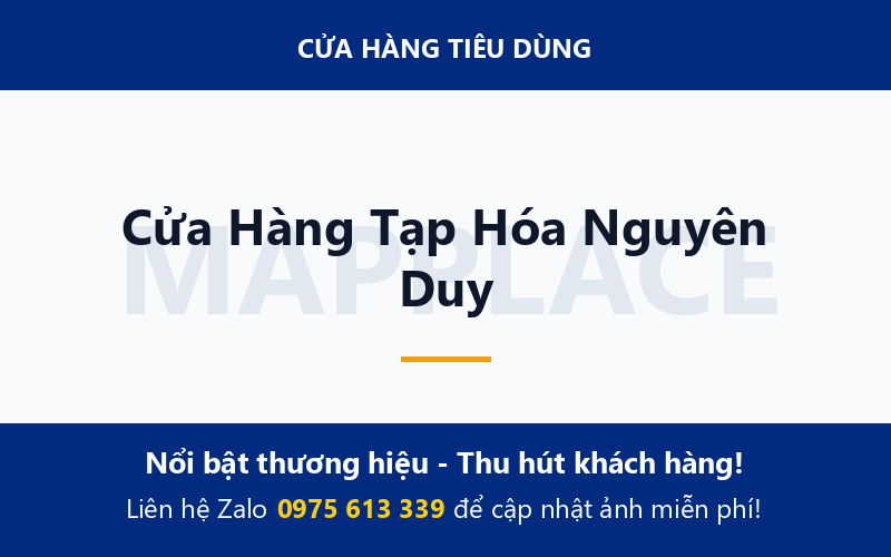 Cửa Hàng Tạp Hóa Nguyên Duy